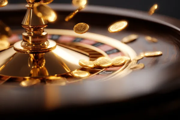 A man focused on his laptop with live stats in the background, highlighting the dedicated sports and gaming features of the CROWNBF mobile app.